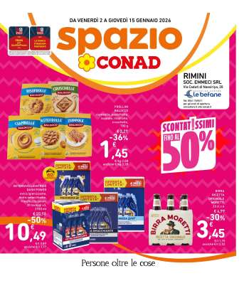 Volantino Spazio Conad - 2/1/2026 - 15/1/2026.