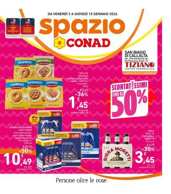 Volantino Spazio Conad - 2/1/2026 - 15/1/2026.
