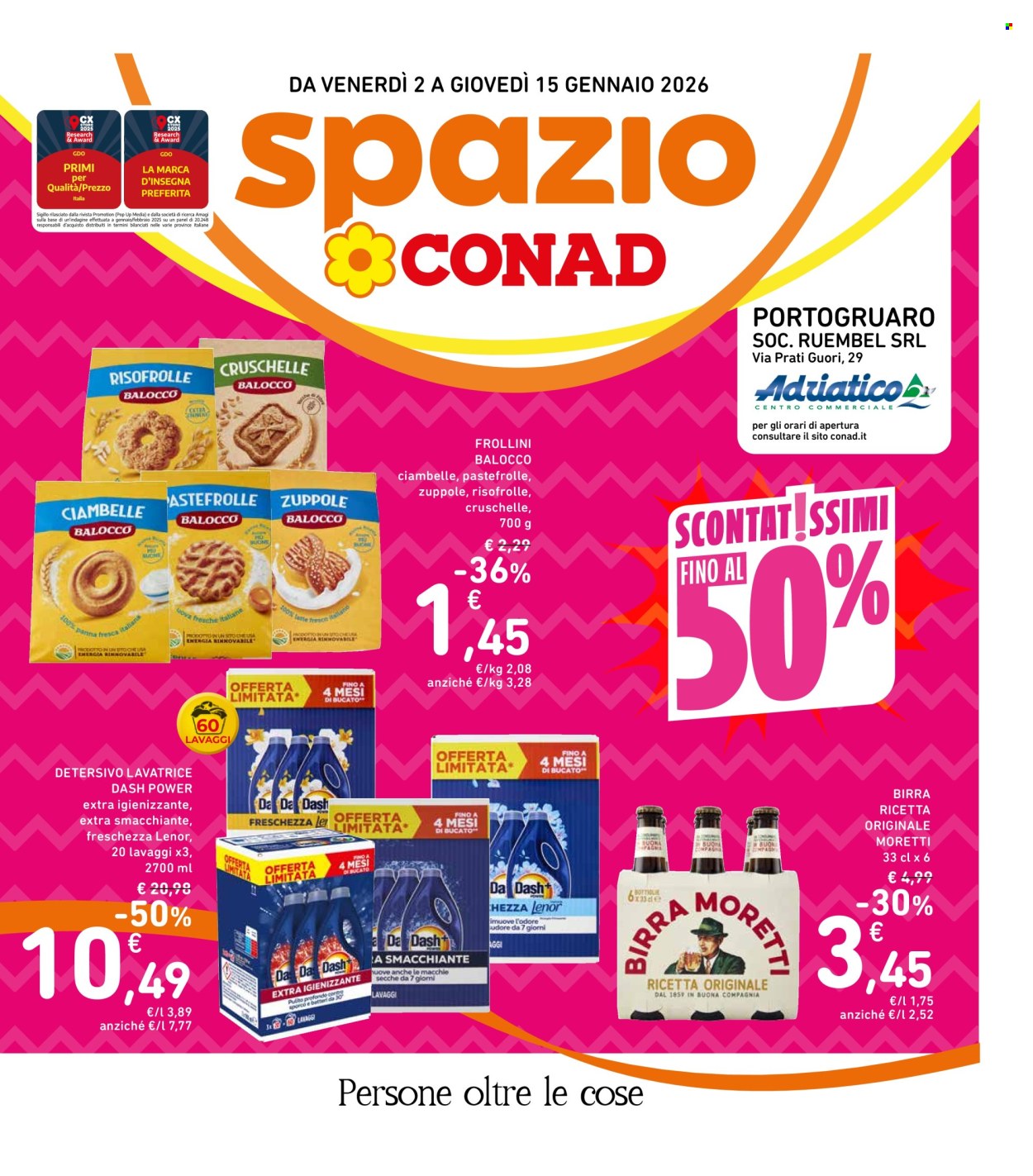 Volantino Spazio Conad - 2/1/2026 - 15/1/2026. Pagina 1