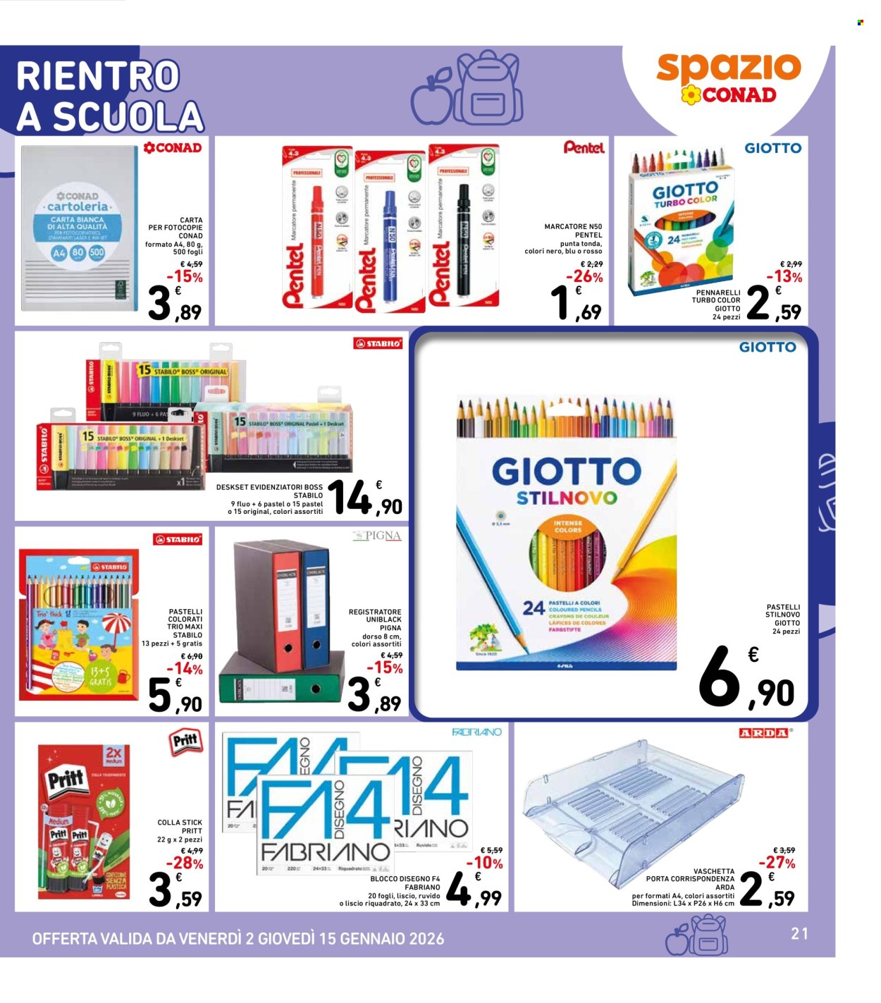 Volantino Spazio Conad - 2/1/2026 - 15/1/2026. Pagina 21