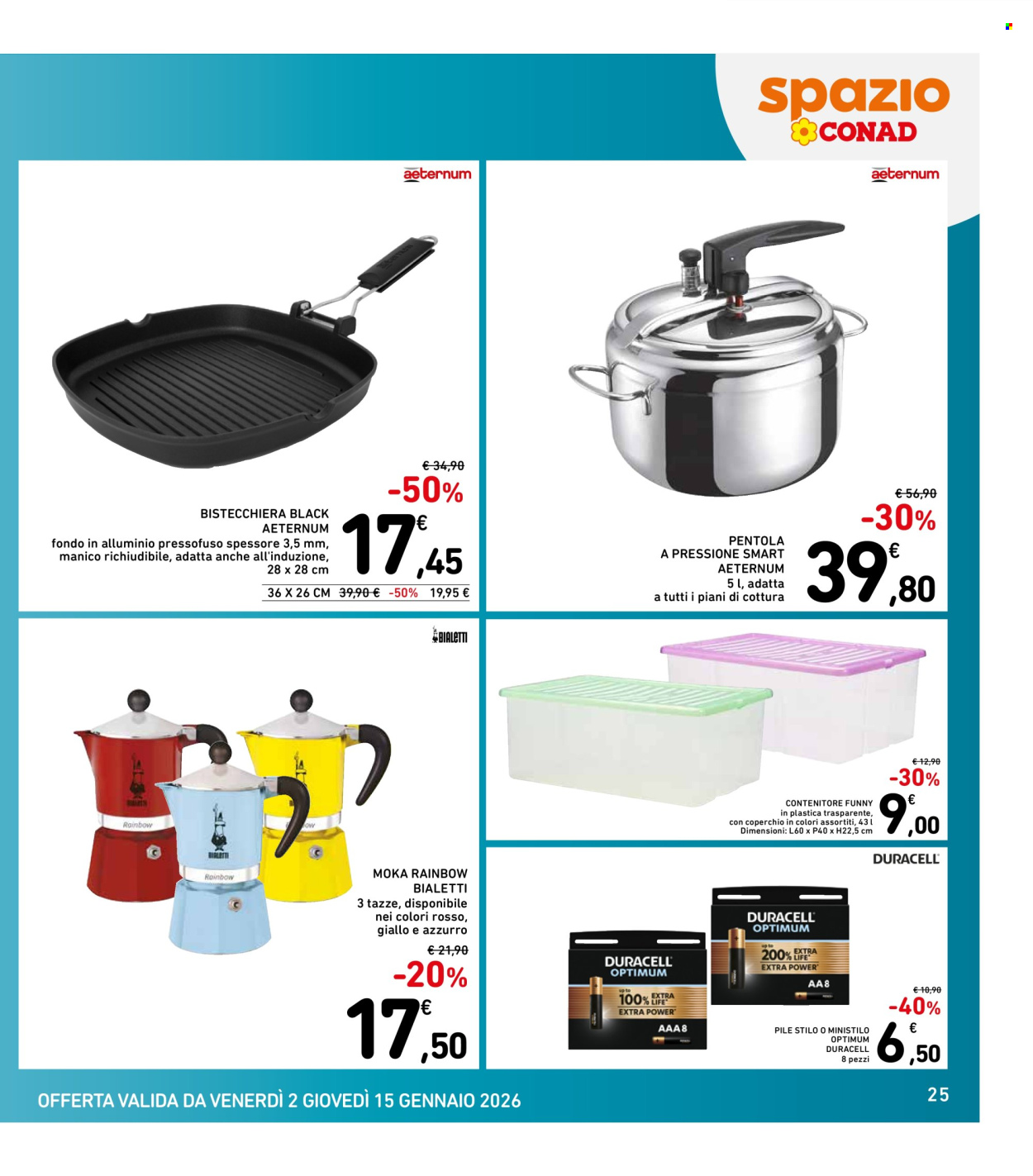 Volantino Spazio Conad - 2/1/2026 - 15/1/2026. Pagina 25