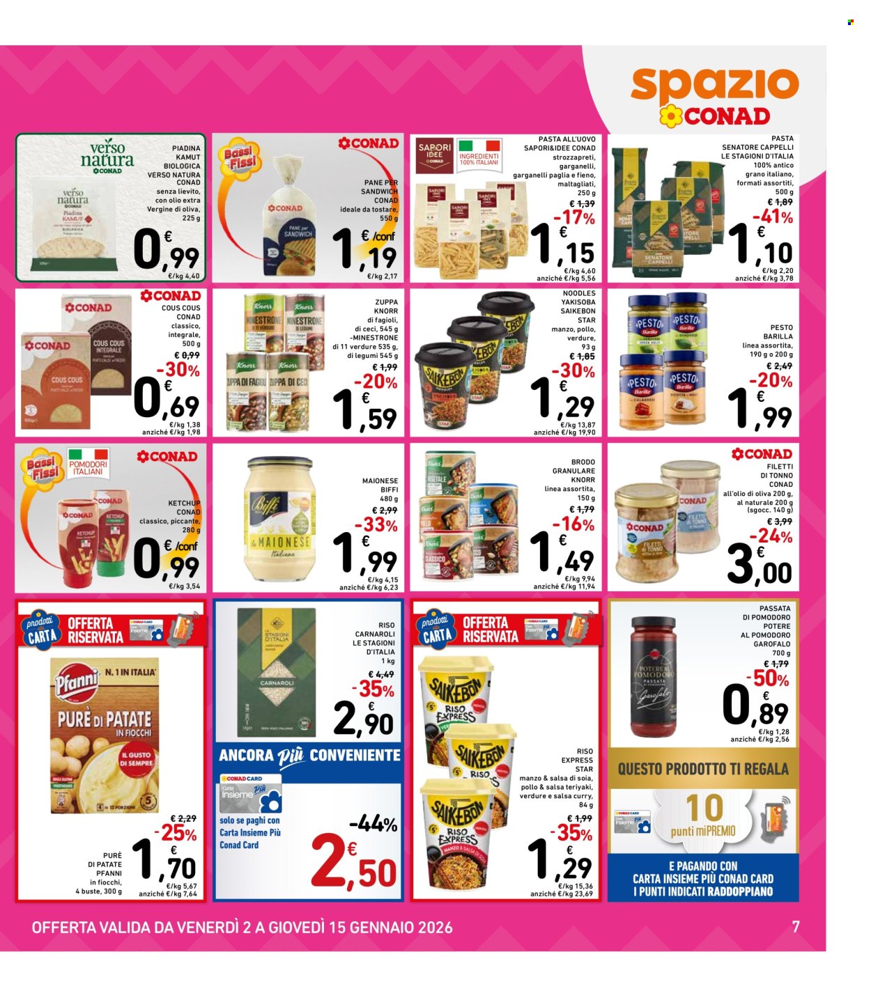 Volantino Spazio Conad - 2/1/2026 - 15/1/2026. Pagina 7