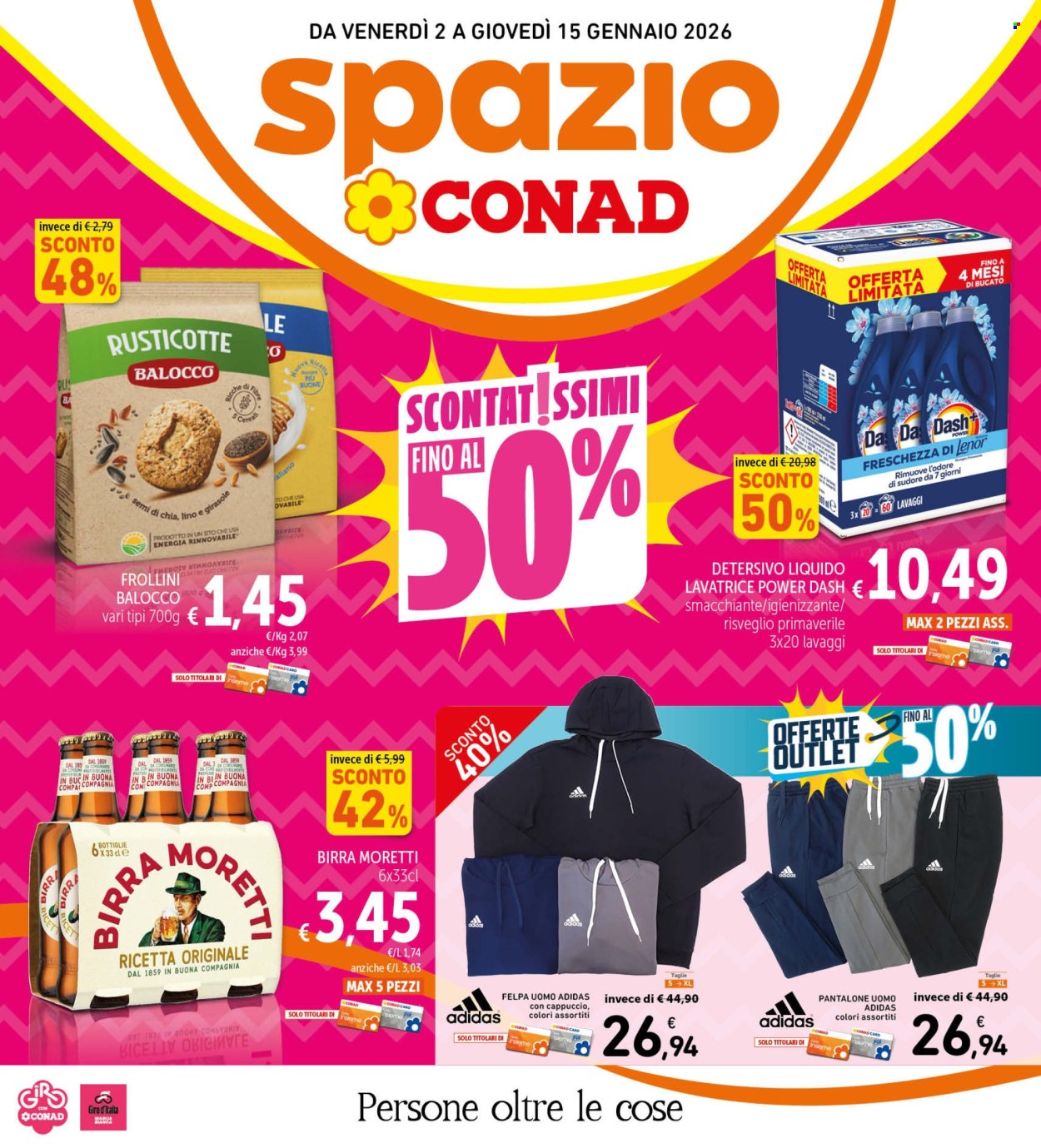 Volantino Spazio Conad - 2/1/2026 - 15/1/2026. Pagina 1
