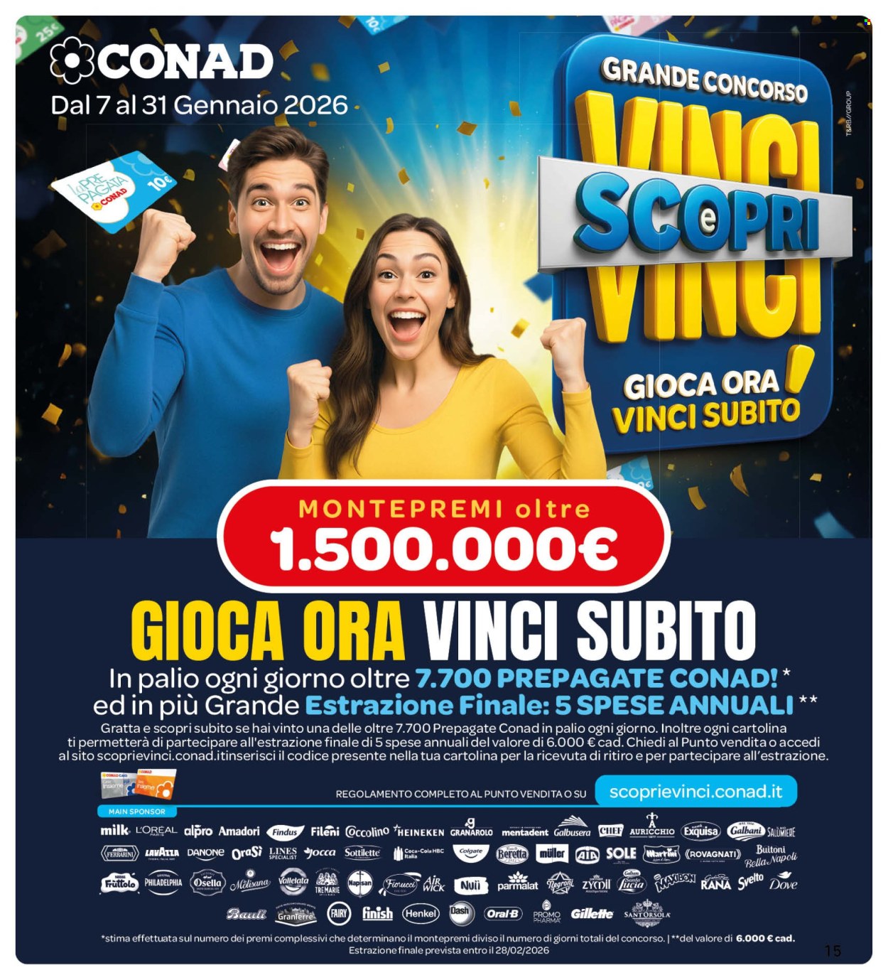 Volantino Spazio Conad - 2/1/2026 - 15/1/2026. Pagina 15