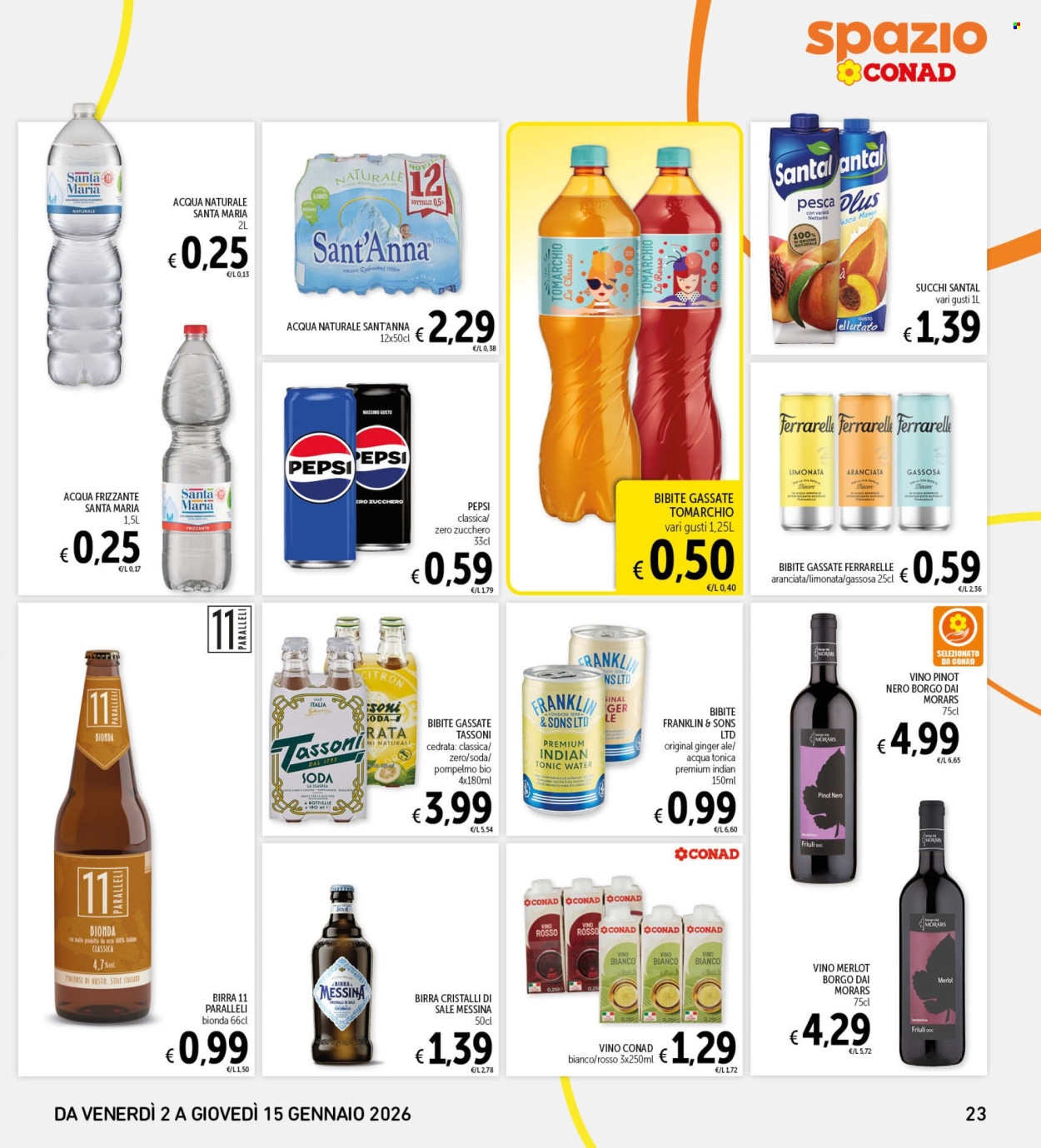 Volantino Spazio Conad - 2/1/2026 - 15/1/2026. Pagina 23