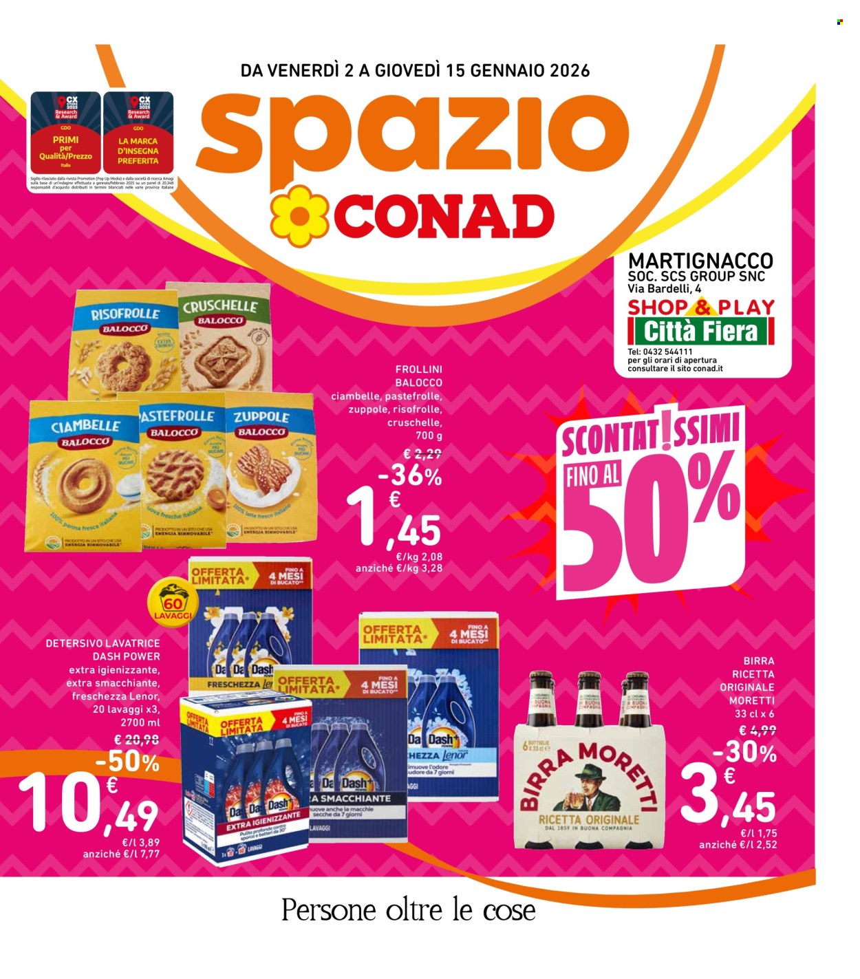 Volantino Spazio Conad - 2/1/2026 - 15/1/2026. Pagina 1