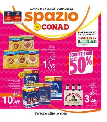 Volantino Spazio Conad - 2/1/2026 - 15/1/2026.