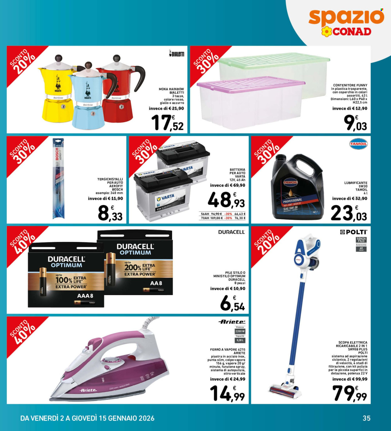 Volantino Spazio Conad - 2/1/2026 - 15/1/2026. Pagina 35
