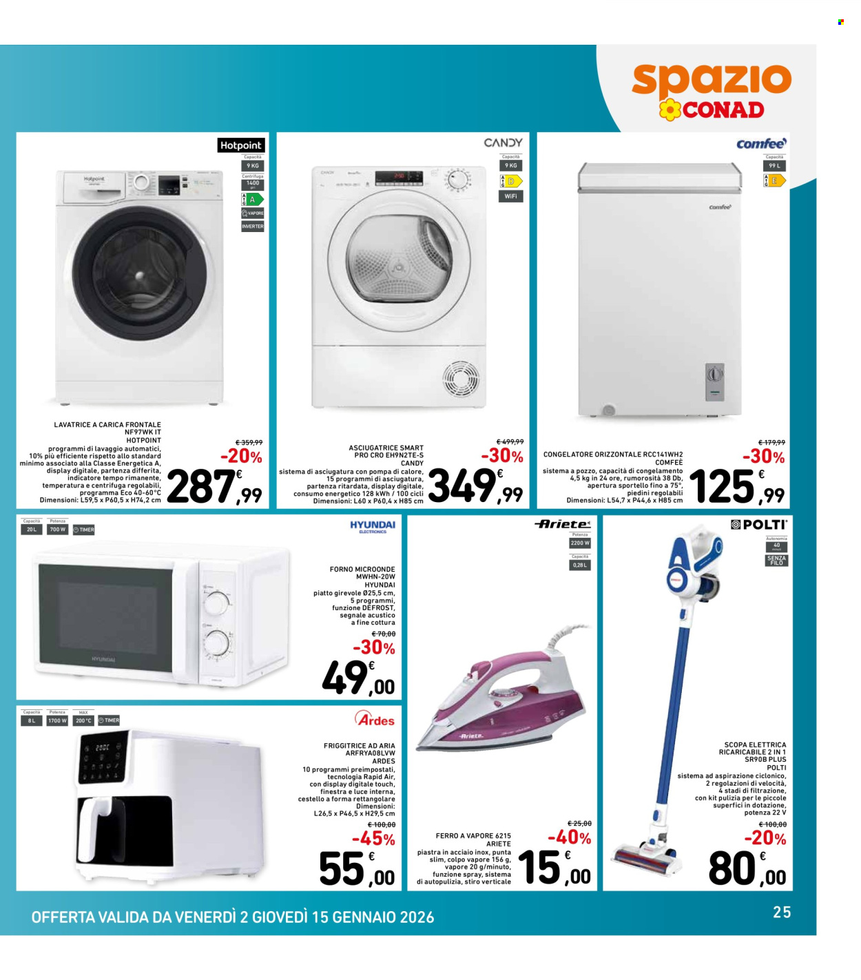 Volantino Spazio Conad - 2/1/2026 - 15/1/2026. Pagina 25