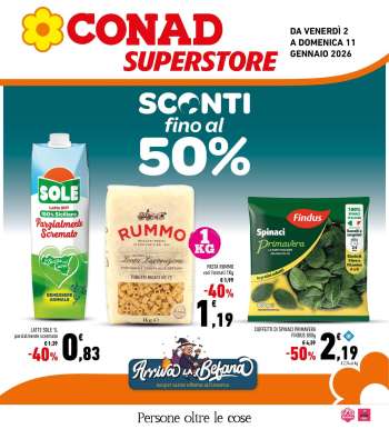 Volantino Conad Superstore - 2/1/2026 - 11/1/2026.