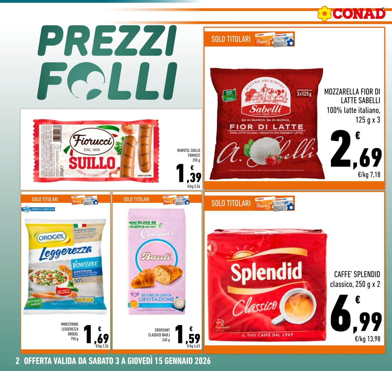 Volantino Conad - 3/1/2026 - 15/1/2026. Pagina 2