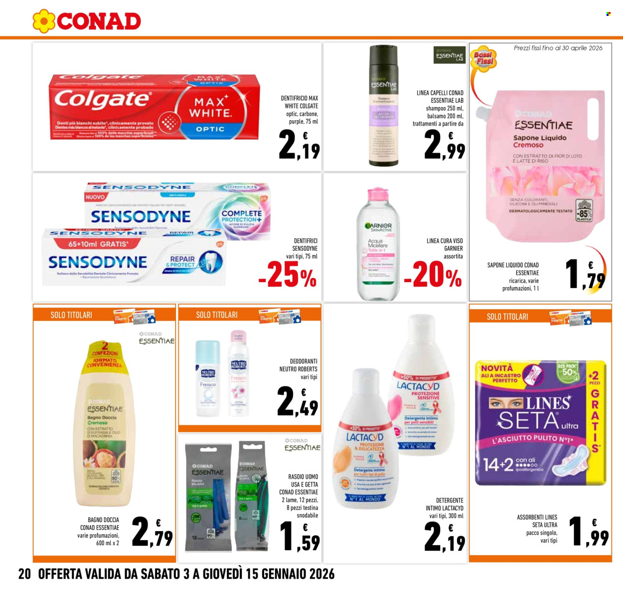 Volantino Conad - 3/1/2026 - 15/1/2026. Pagina 20