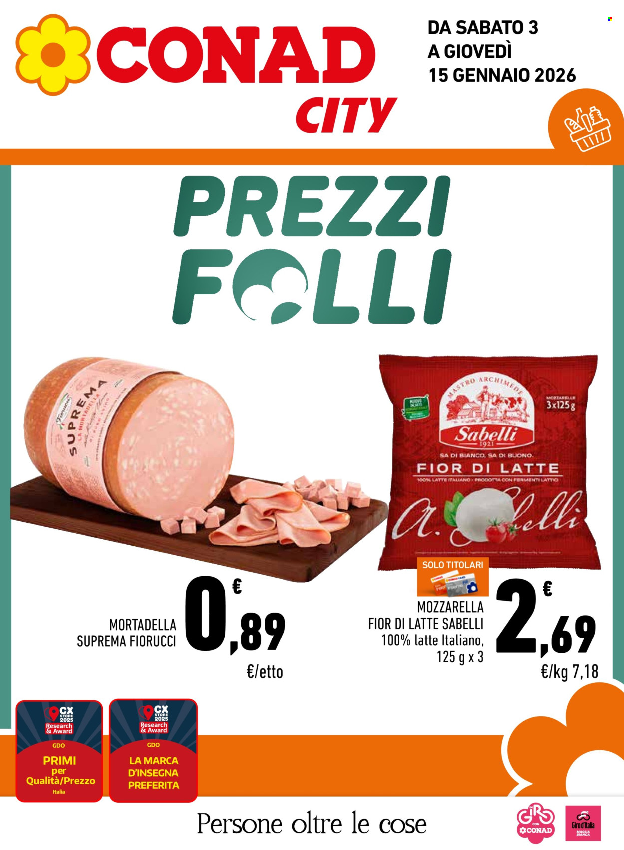 Volantino Conad City - 3/1/2026 - 15/1/2026. Pagina 1