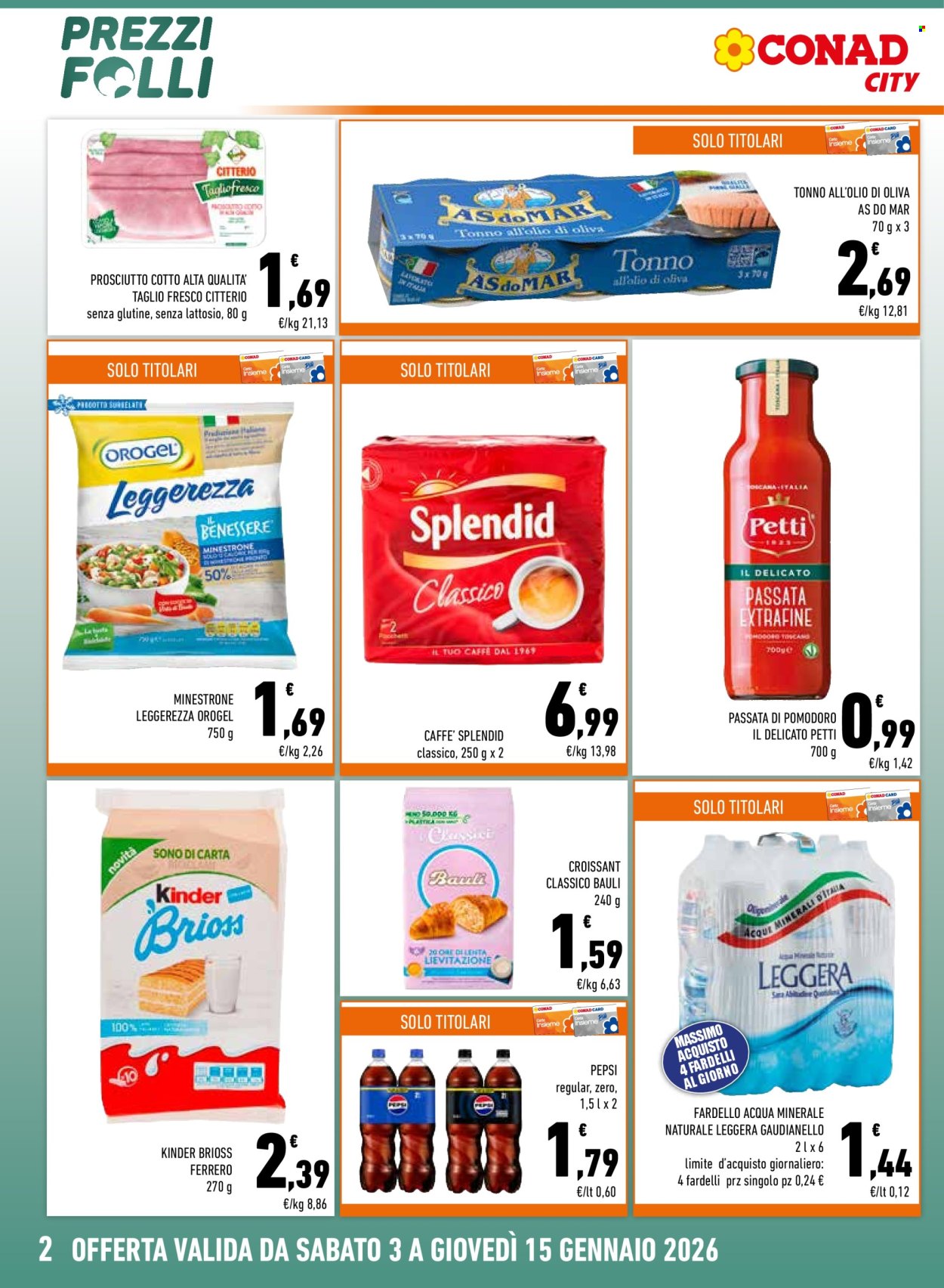 Volantino Conad City - 3/1/2026 - 15/1/2026. Pagina 2