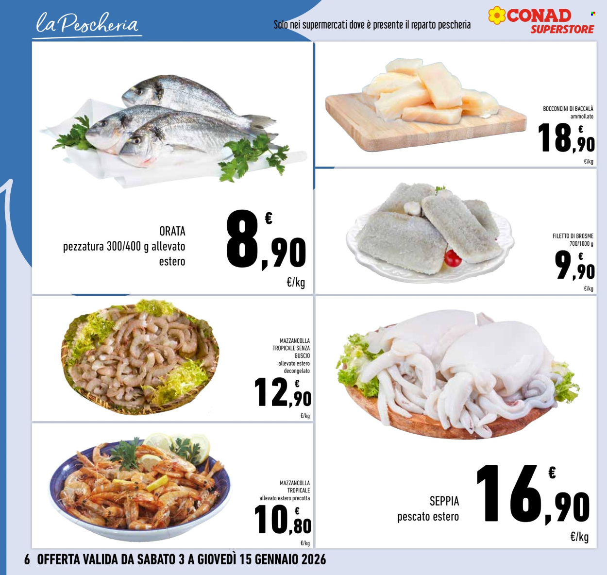 Volantino Conad Superstore - 3/1/2026 - 15/1/2026. Pagina 6