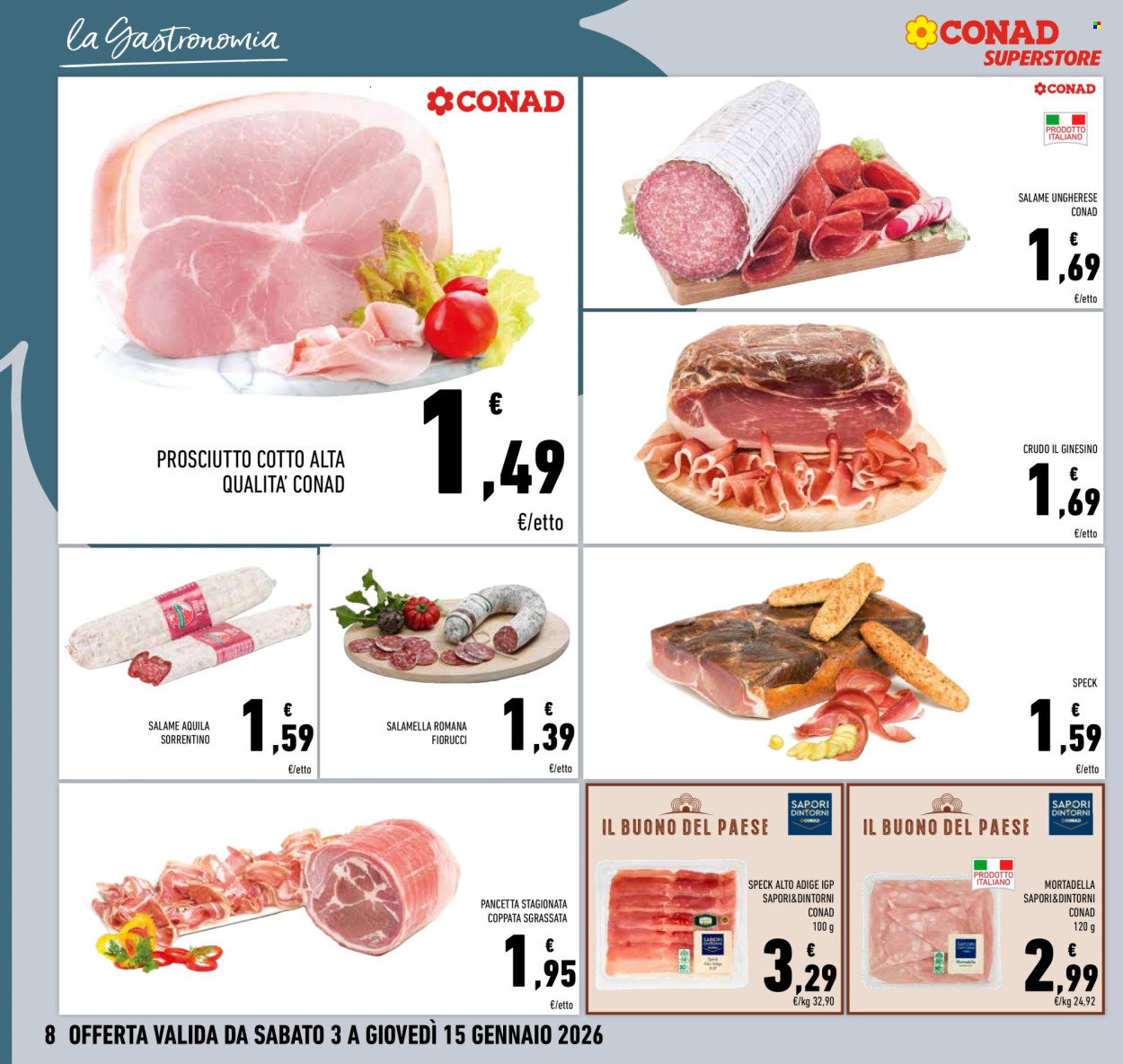Volantino Conad Superstore - 3/1/2026 - 15/1/2026. Pagina 8