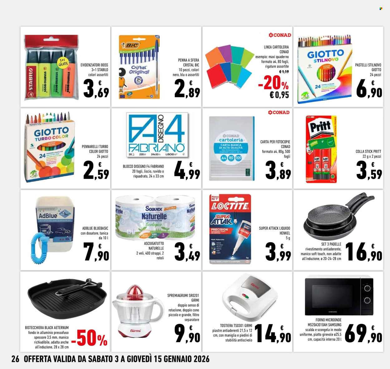Volantino Conad Superstore - 3/1/2026 - 15/1/2026. Pagina 26