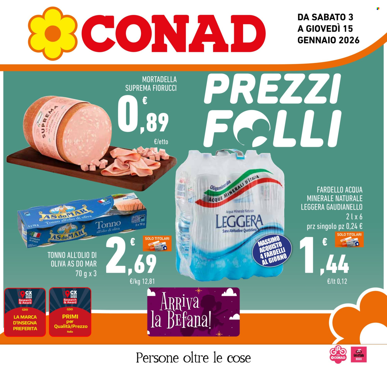 Volantino Conad - 3/1/2026 - 15/1/2026. Pagina 1