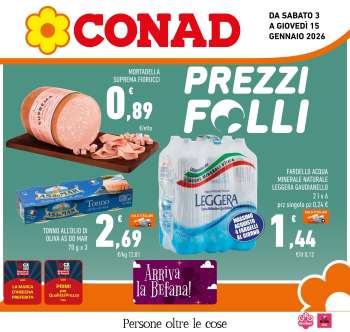 Volantino Conad - 3/1/2026 - 15/1/2026.