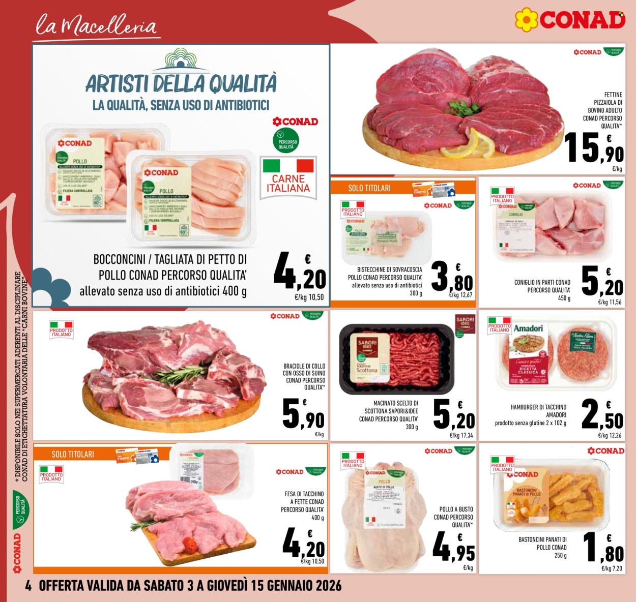 Volantino Conad - 3/1/2026 - 15/1/2026. Pagina 4