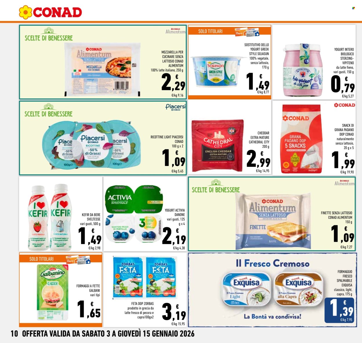 Volantino Conad - 3/1/2026 - 15/1/2026. Pagina 10
