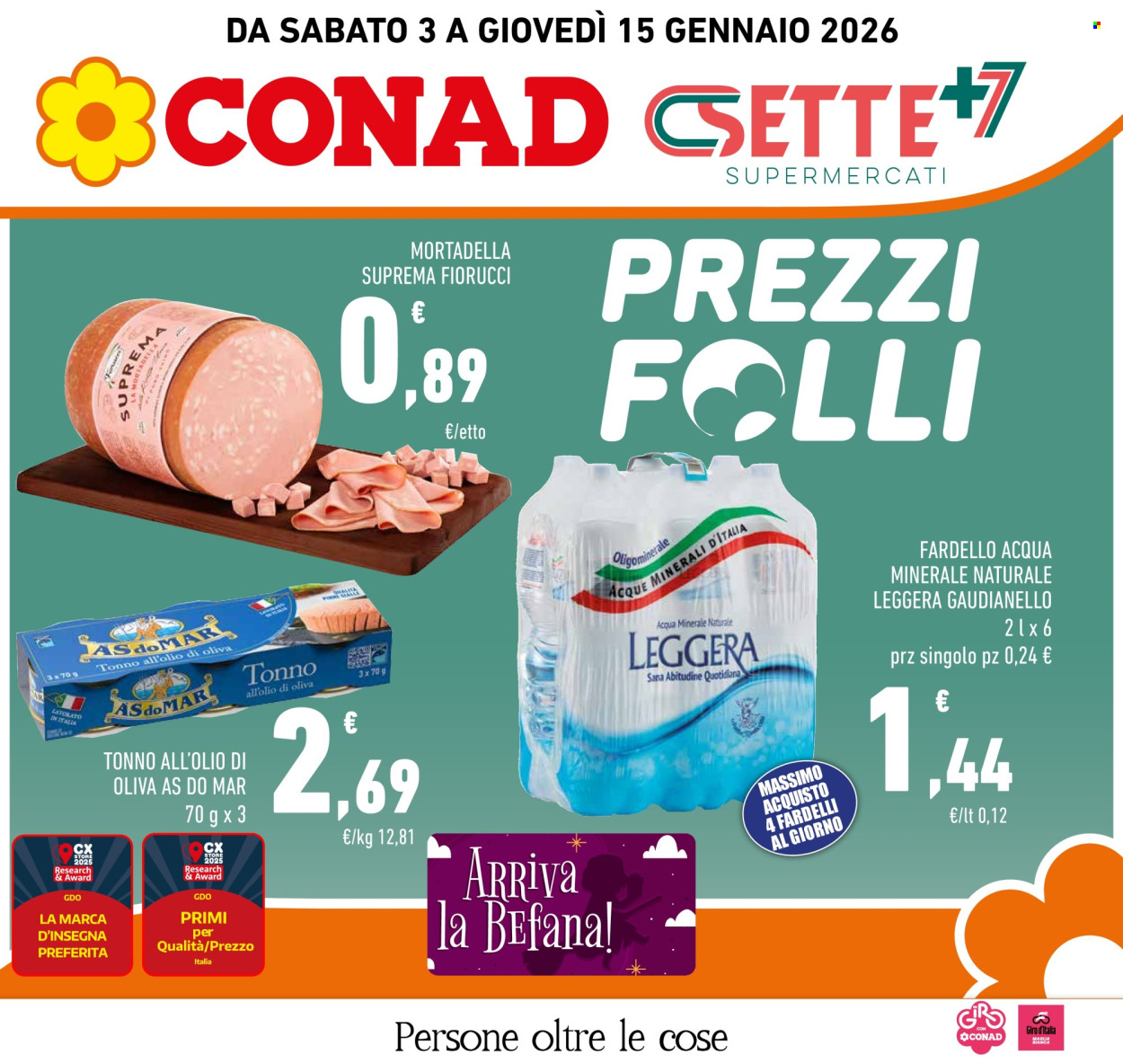 Volantino Conad - 3/1/2026 - 15/1/2026. Pagina 1