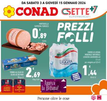 Volantino Conad - 3/1/2026 - 15/1/2026.