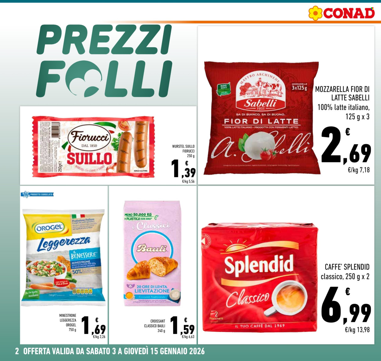 Volantino Conad - 3/1/2026 - 15/1/2026. Pagina 2