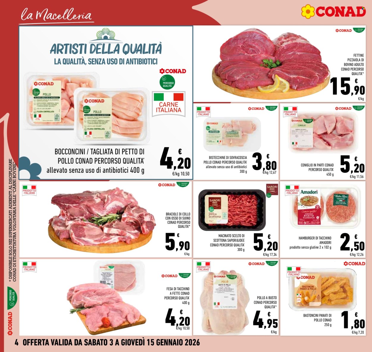 Volantino Conad - 3/1/2026 - 15/1/2026. Pagina 4