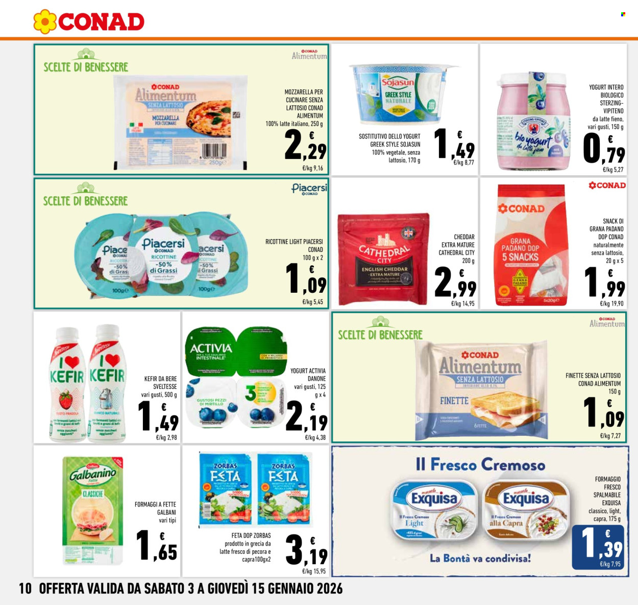 Volantino Conad - 3/1/2026 - 15/1/2026. Pagina 10
