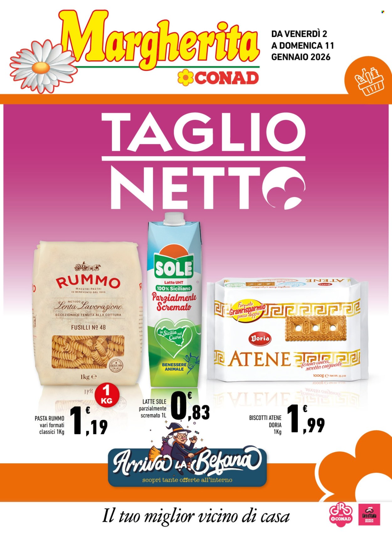 Volantino Margherita Conad - 2/1/2026 - 11/1/2026. Pagina 1
