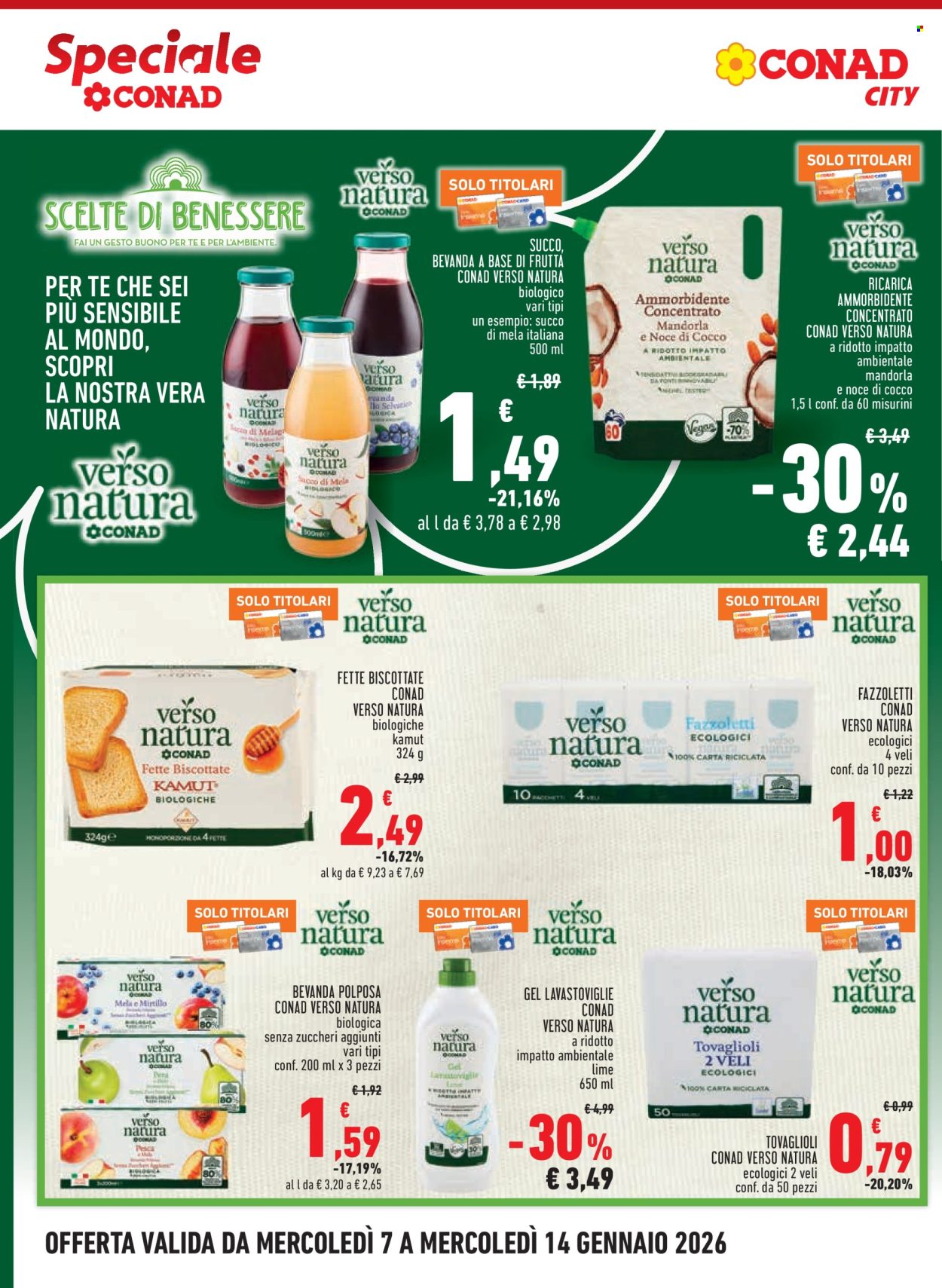 Volantino Conad City - 7/1/2026 - 14/1/2026. Pagina 14