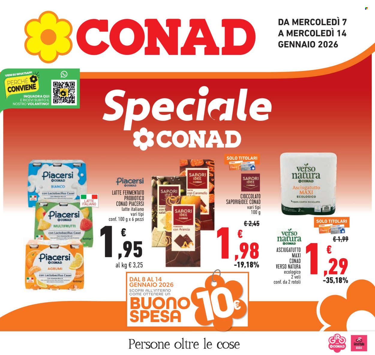 Volantino Conad - 7/1/2026 - 14/1/2026. Pagina 1