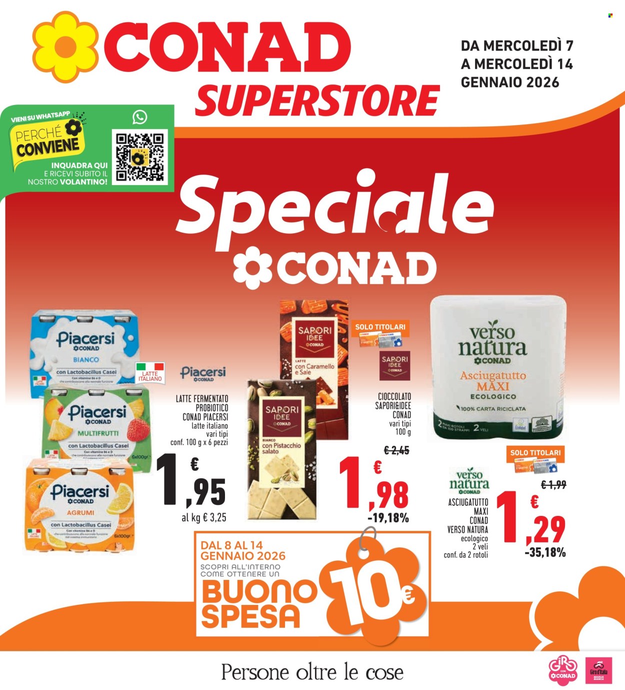 Volantino Conad Superstore - 7/1/2026 - 14/1/2026. Pagina 1