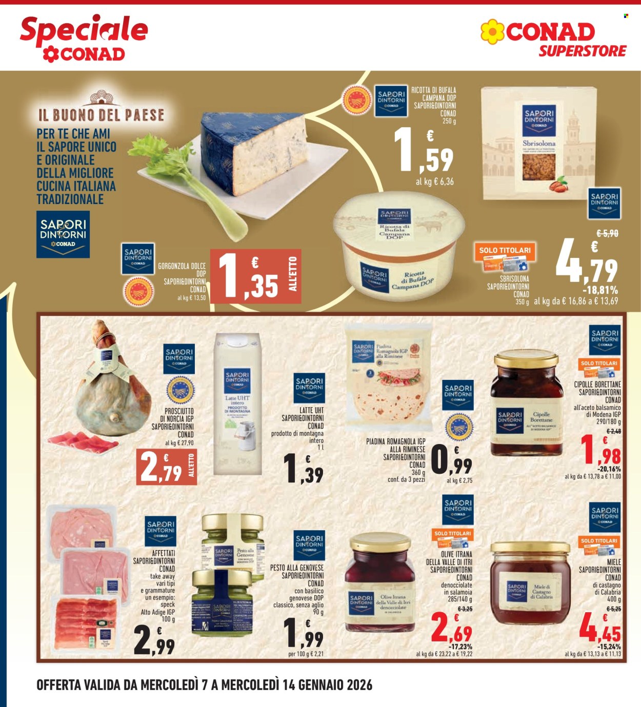 Volantino Conad Superstore - 7/1/2026 - 14/1/2026. Pagina 2