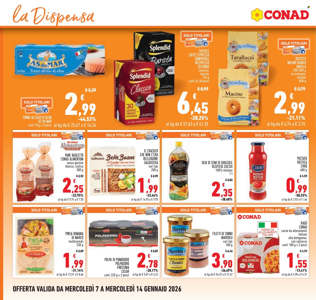 Volantino Conad - 7/1/2026 - 14/1/2026. Pagina 14