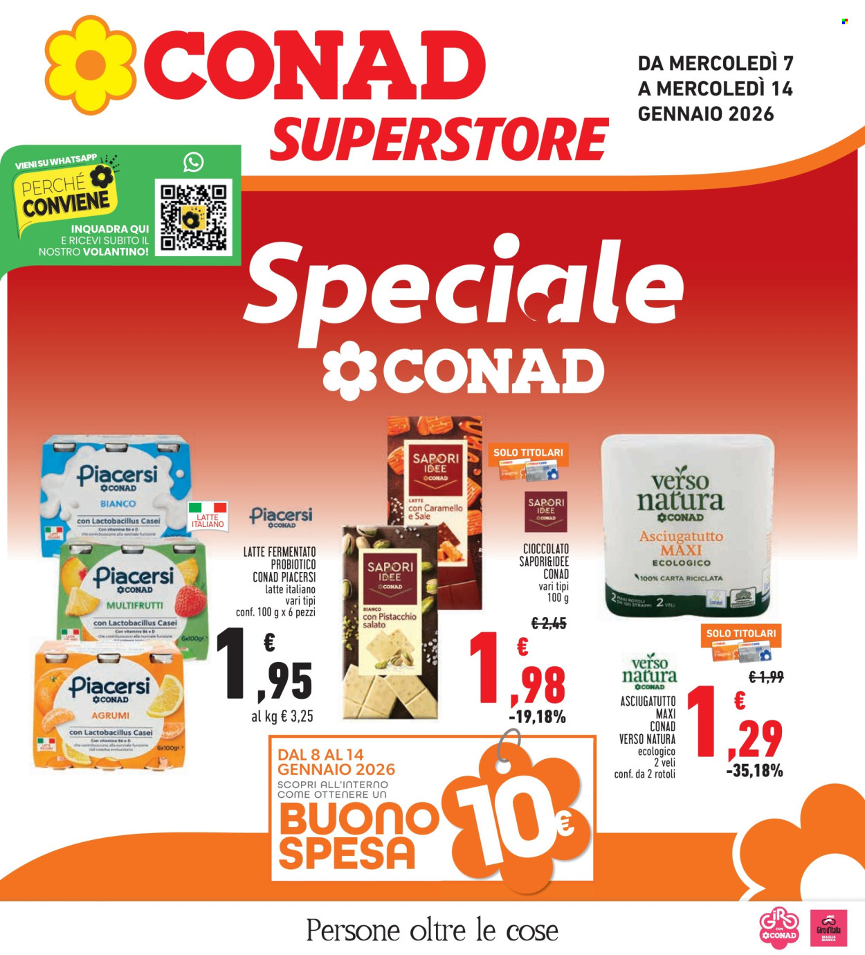 Volantino Conad Superstore - 7/1/2026 - 14/1/2026. Pagina 1