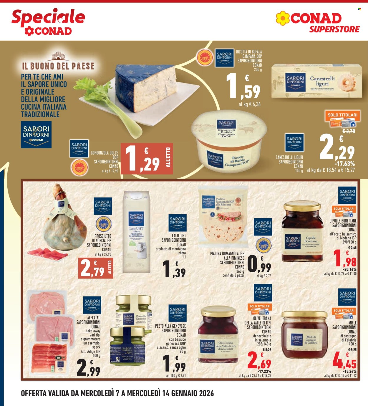 Volantino Conad Superstore - 7/1/2026 - 14/1/2026. Pagina 2