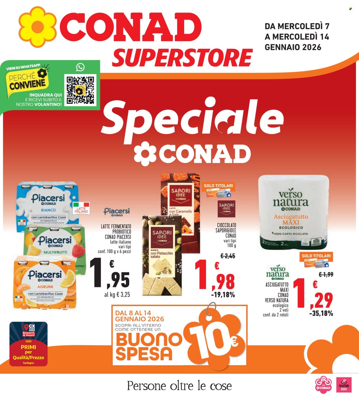 Volantino Conad - 7/1/2026 - 14/1/2026. Pagina 1