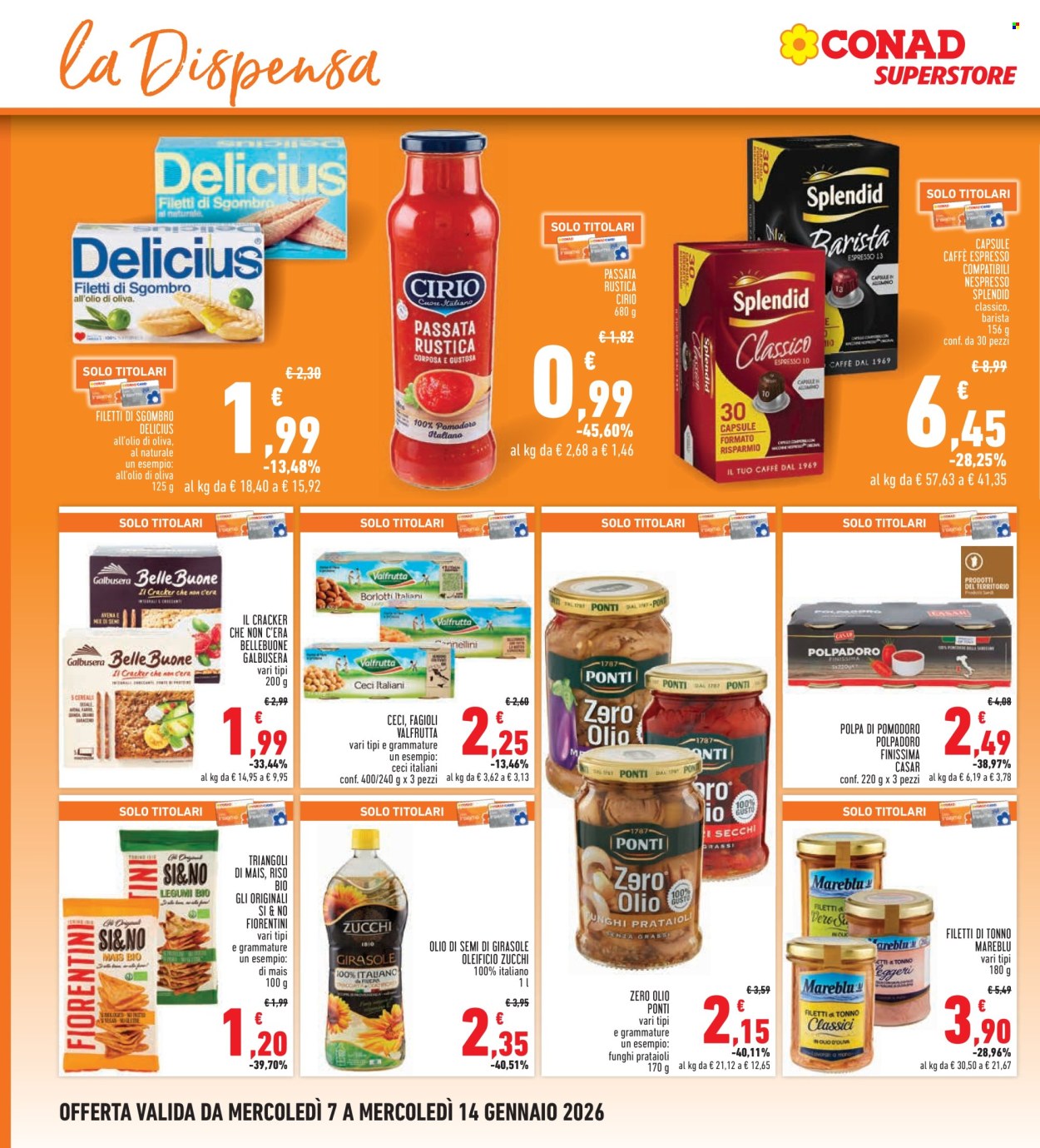Volantino Conad - 7/1/2026 - 14/1/2026. Pagina 20