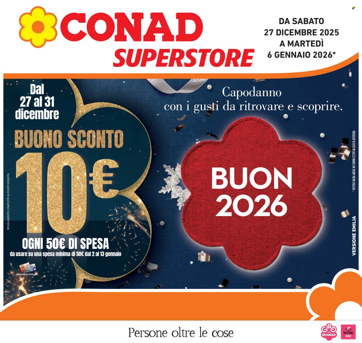 Volantino Conad Superstore - 27/12/2025 - 6/1/2026. Pagina 1