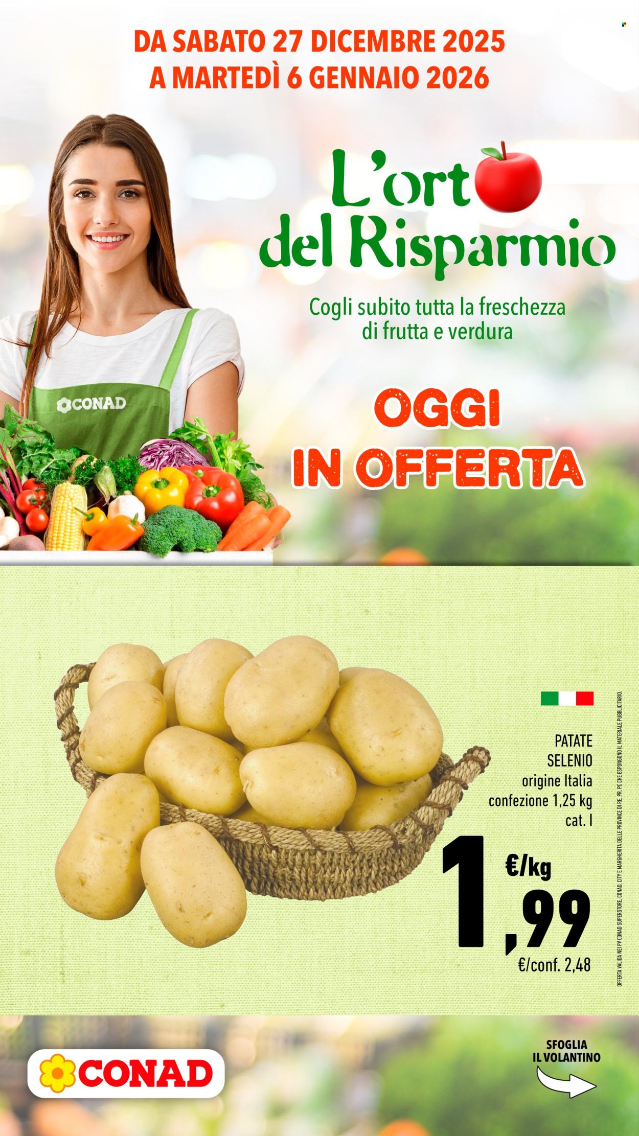 Volantino Conad Superstore - 27/12/2025 - 6/1/2026. Pagina 1