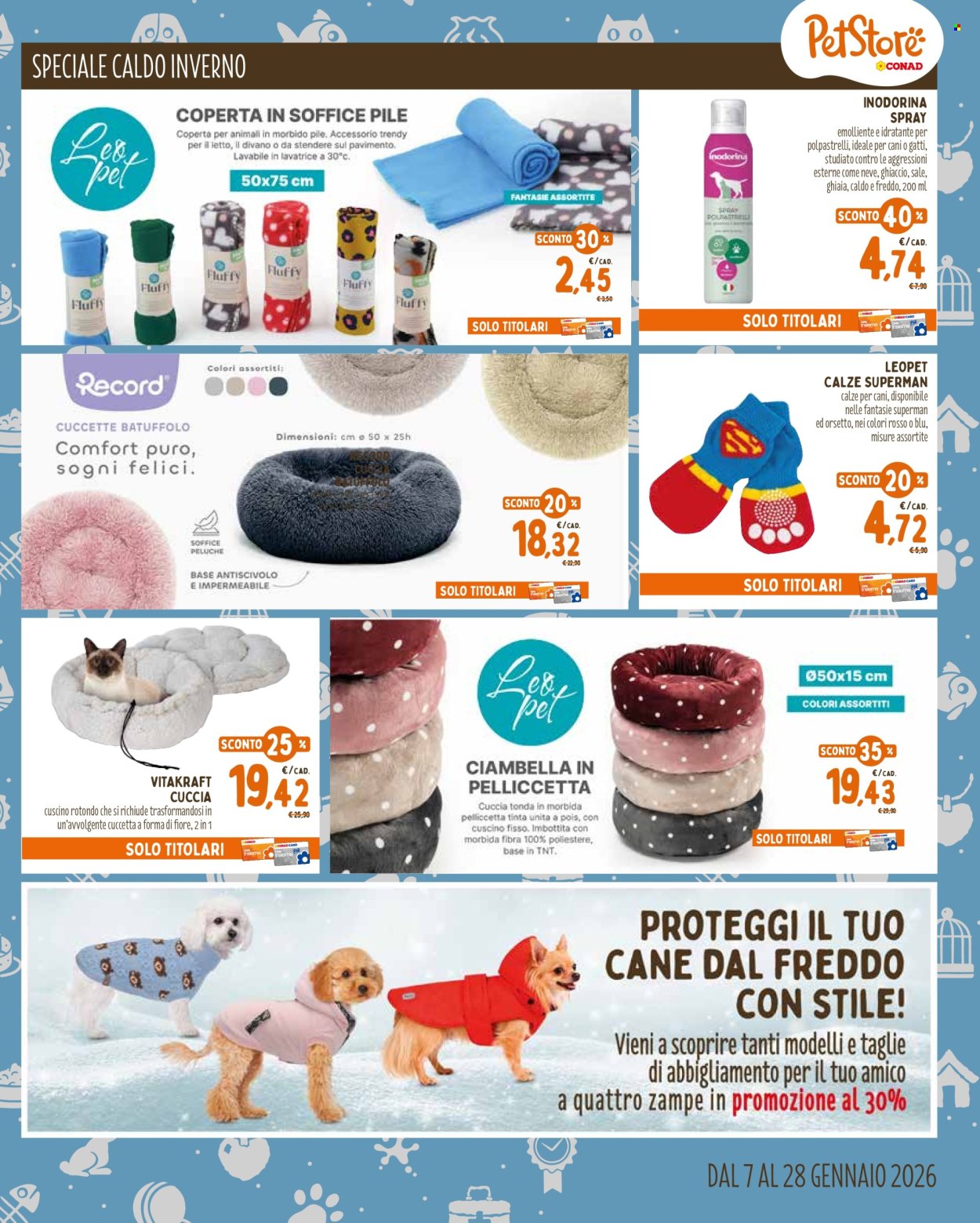 Volantino Pet Store Conad - 7/1/2026 - 28/1/2026. Pagina 7
