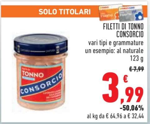FILETTI DI TONNO CONSORCIO