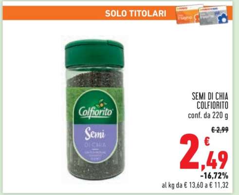 SEMI DI CHIA COLFIORITO