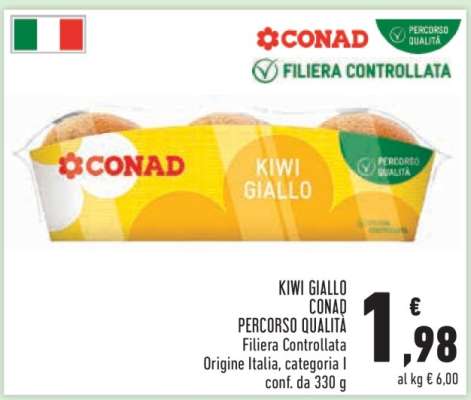 KIWI GIALLO CONAD