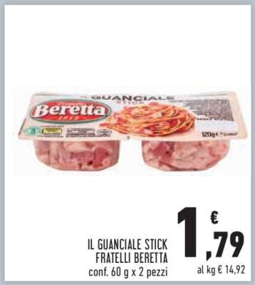 Il Guanciale Stick Fratelli Beretta