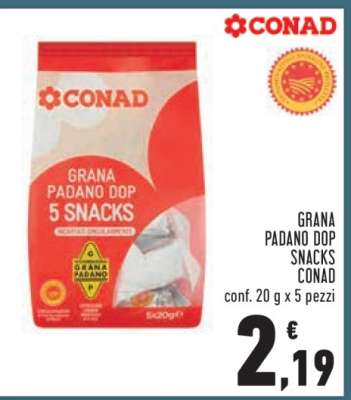 GRANA PADANO DOP SNACKS CONAD