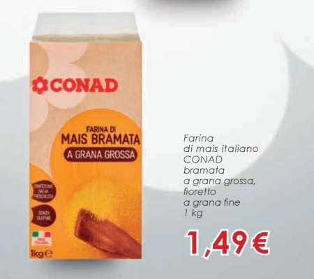 Farina di mais italiano CONAD