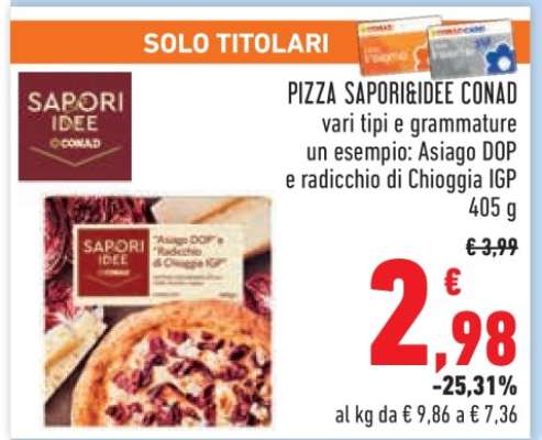Pizza Sapori Idee Conad